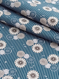 Ткань бязь плательная, рис. "Одуванчики", ширина 150 см, арт. 062