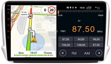 Магнитола для Peugeot 208/2008 2013-2019 - Parafar PF892FHD на Android 13, 8-ядер, 2Гб+32Гб, CarPlay, 4G SIM-слот