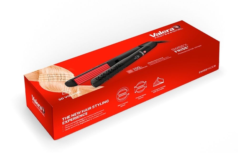 Щипцы-гофре для волос Valera Professional SWISS'X FRISE' (101.04) - 8