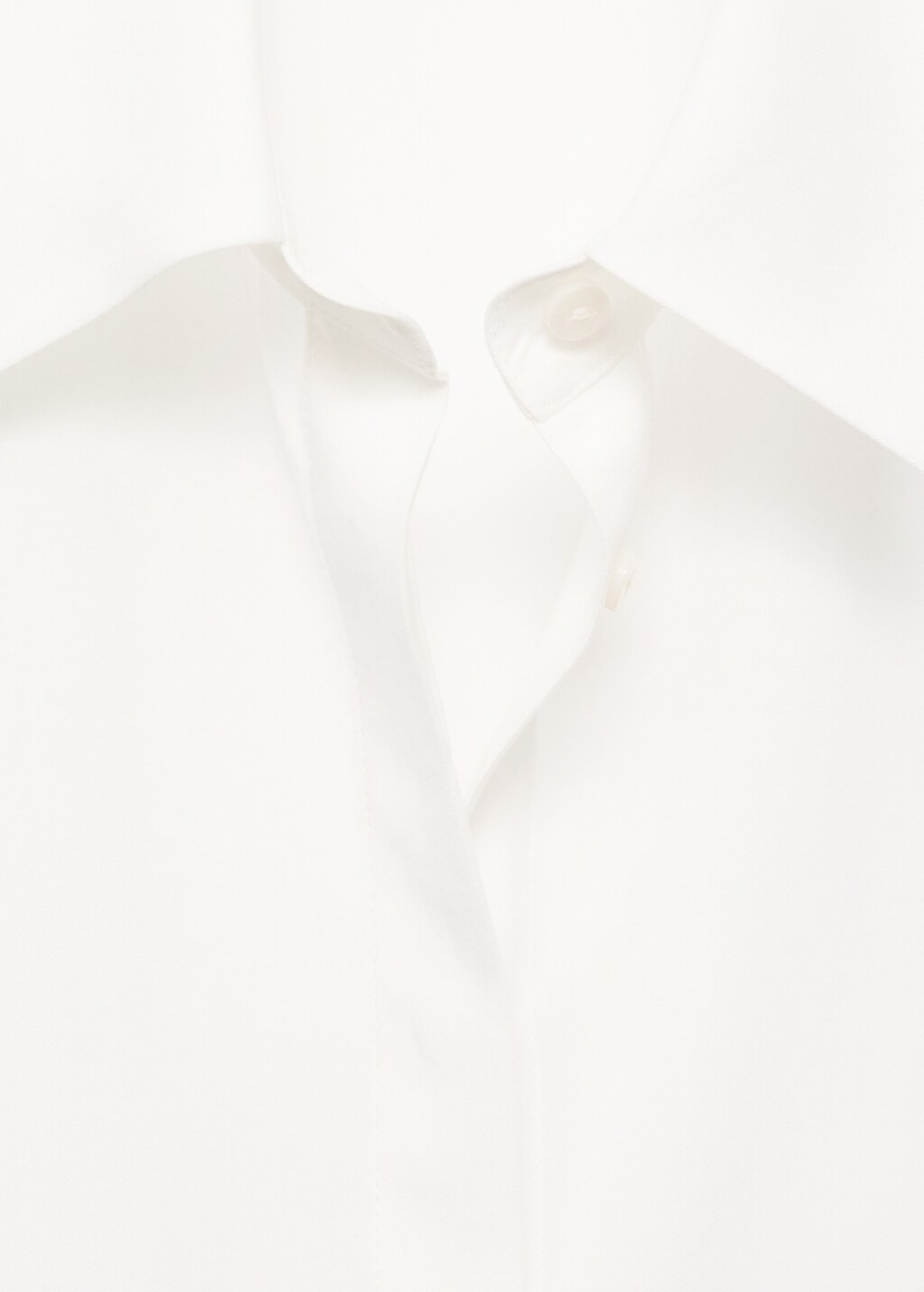 Рубашка из лиоцелла с потайными пуговицами