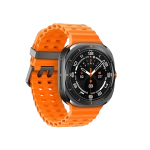 Samsung Galaxy Watch Ultra 47mm LTE черный титан (оранжевый ремешок)