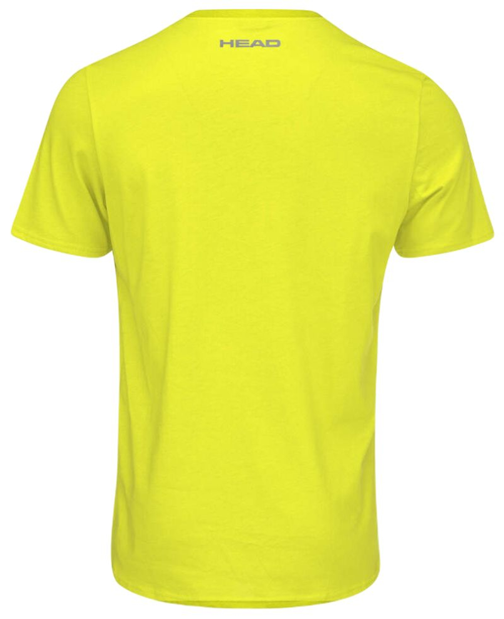 Теннисная футболка Head Club Carl - yellow