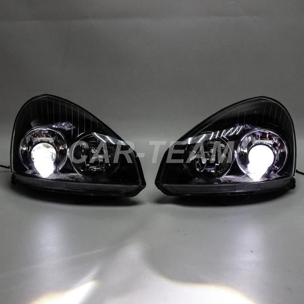 Фары Лада Приора передние с 2-мя Bi LED модулями, черная маска