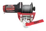 Лебедка для квадроцикла 12В 2000 lbs (907 кг) 1,6 кВт (стальной трос)
