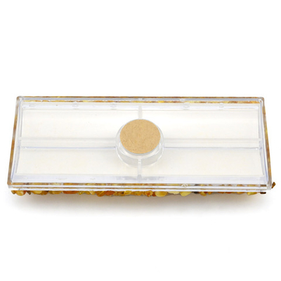 Автомобильная икона тройная с янтарной крошкой 130*55мм