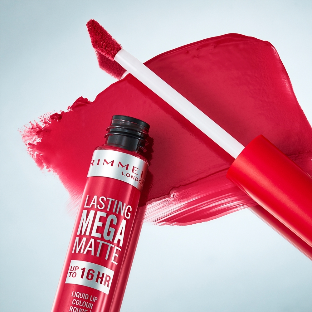 Rimmel Lasting Mega Matte - Легкая матовая жидкая помада 16 часов., 7,4 ml