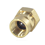 Муфта латунь 15Aх1/2" обжим/ВР для газоснабжения STAHLMANN SSFG1501/2BGZ