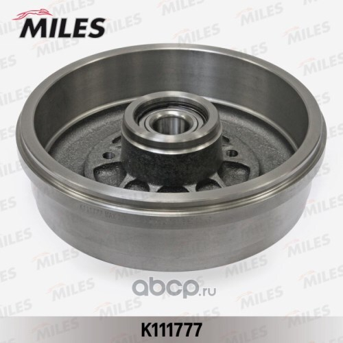 Барабан тормозной Renault Duster Captur 4x2 задн. с подшипником (Miles)