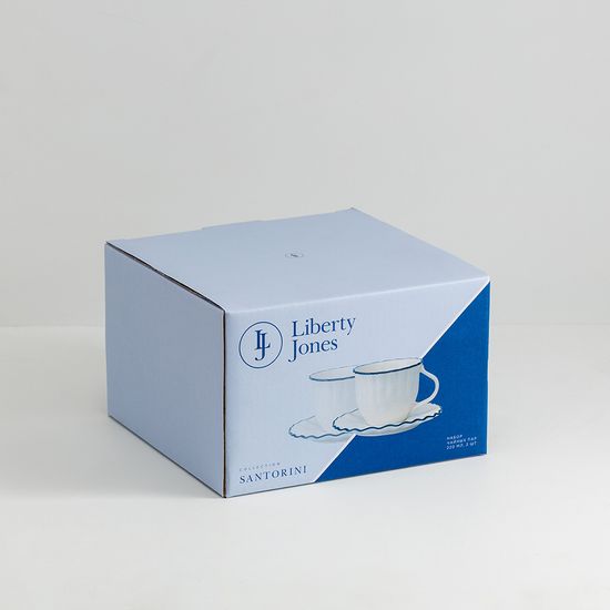 Набор чайных пар santorini, 220 мл, 2 шт.