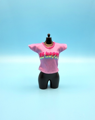 Одежда для куклы Барби винтаж футболка 003109