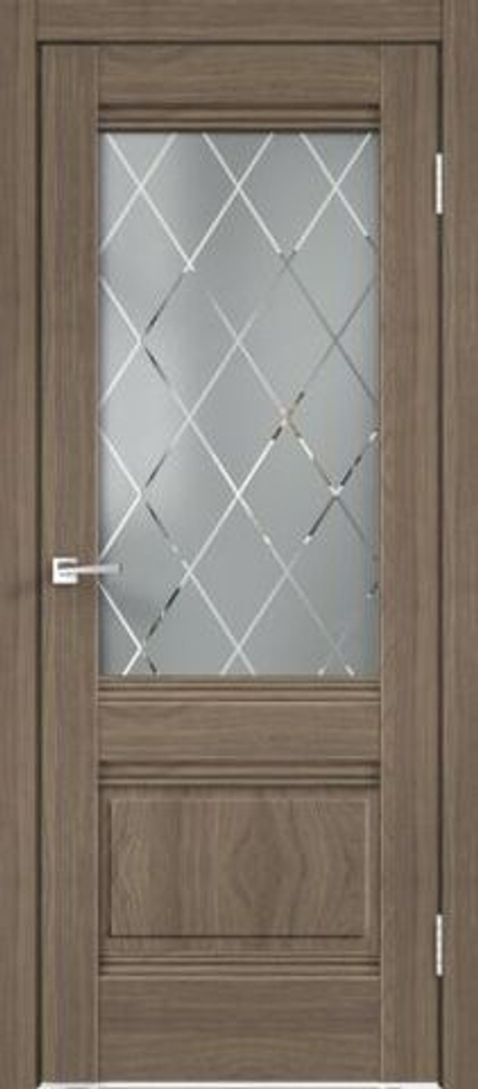 Межкомнатная дверь Velldoris Alto 2V PO Ромб Ильм европейский