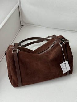 Сумка из натуральной замши