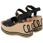 Chloe Chloé Sand One Strap Sandals 10.5cm Women"s Black