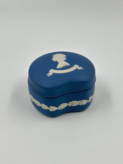 Шкатулка синяя Wedgwood