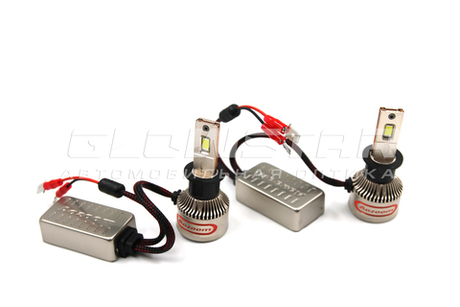 Aozoom P10/H3 с вентилятором 12V 55W 3500Lm (комплект, 2шт)