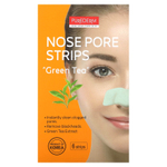 Purederm, Полоски для пор для носа, зеленый чай, 6 полосок