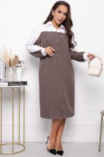 Платье "Нэтали" П7284 (капучино) LT Collection (Акция)