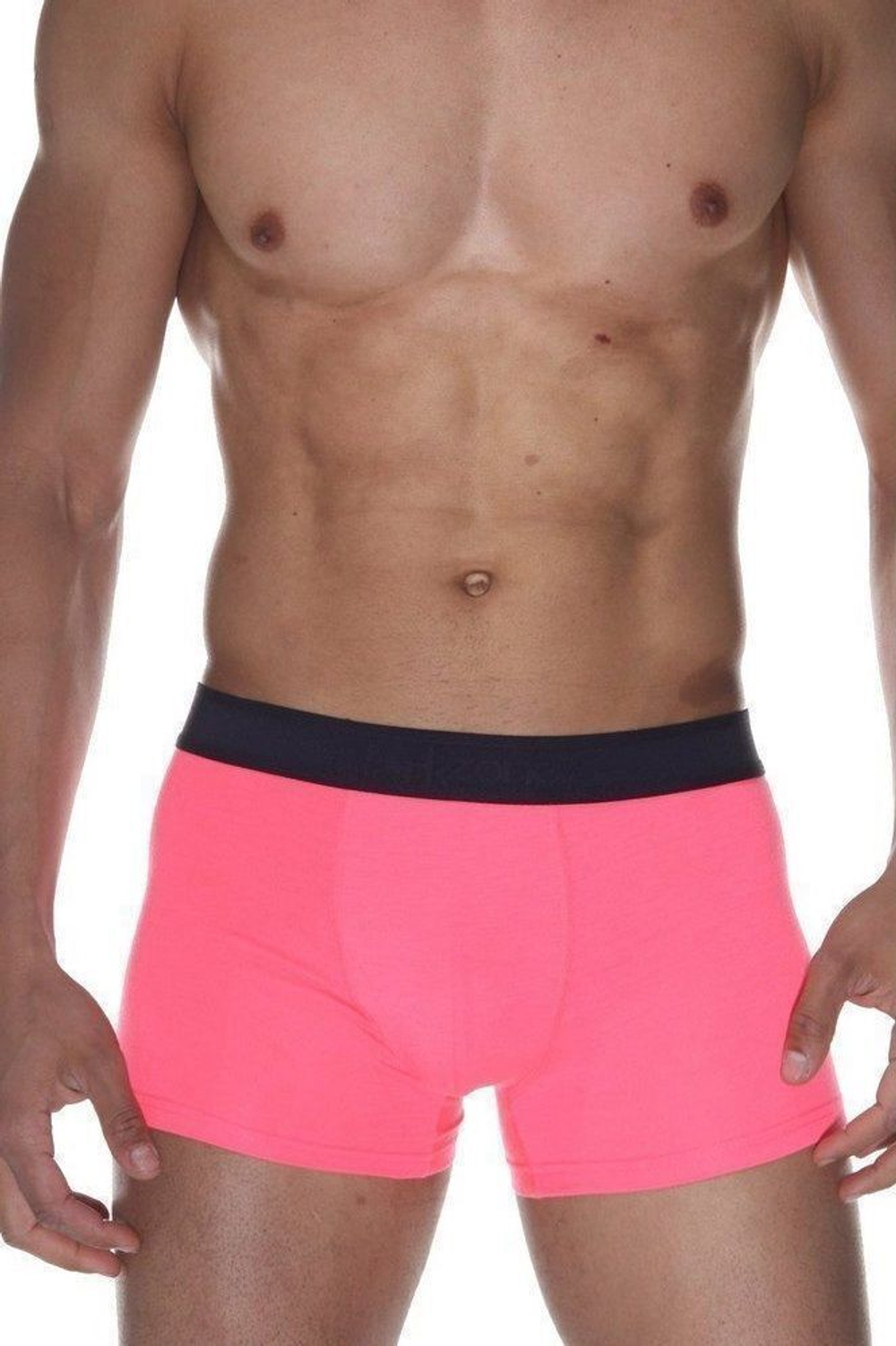 Розовые хлопковые трусы-боксеры (Размер: M) (Цвет: розовый)