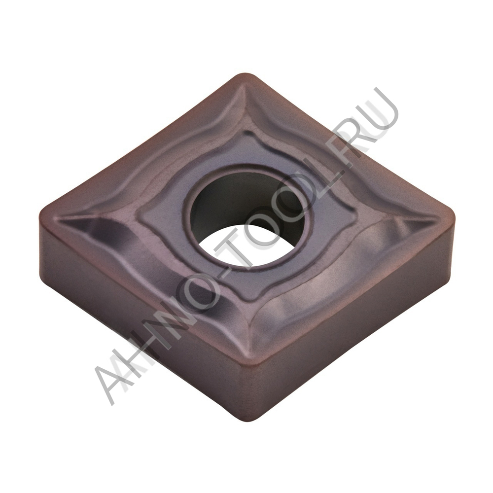 Пластина твердосплавная ISO CNMG120408-MFA APM20B AHNO по жаропроч. и нерж.стали, получистовая