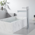 Смеситель для накладной раковины Vincea Desire VBF-1D2CH однорычажный, хром