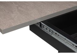 Деревянный стол Регна 100(130)х100х75 черный / бежевый