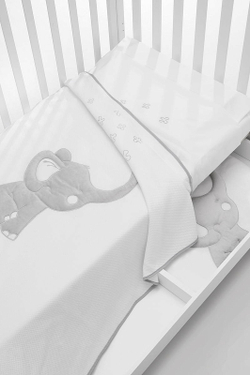 Детская кровать Erbesi Elly LED белый