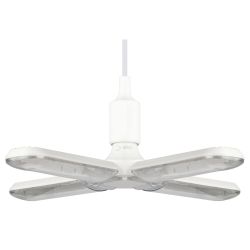 Фитолампа для растений светодиодная ЭРА FITO-36W-Rа90-E27-FOLD 4-х лепестковая полного спектра 36 Вт Е27 | Фитолампы Е27