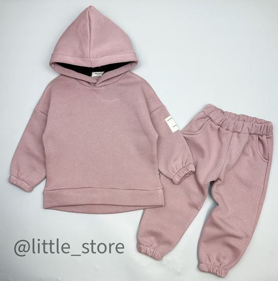 Комплект из футера с начесом "Over" пудра