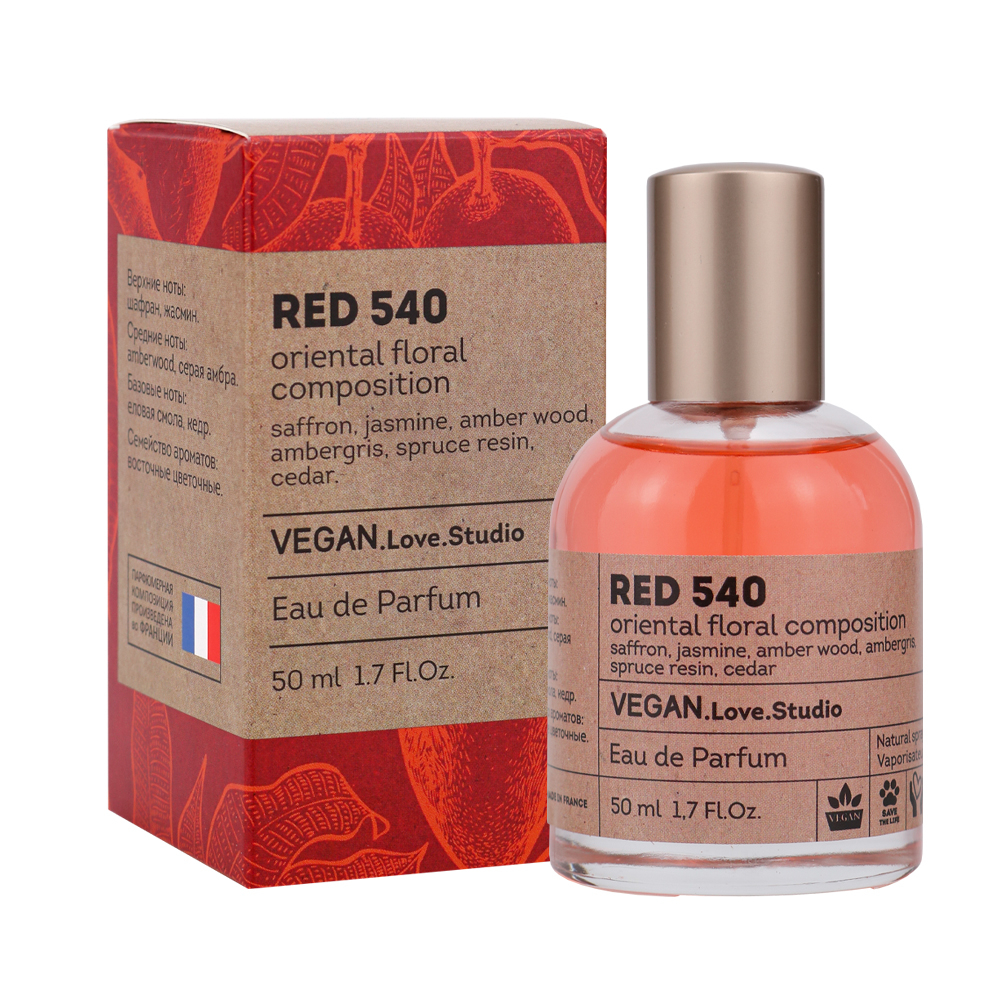 Вода парфюмерная Vegan Love Studio Red 540 (Веган Лав Студио Рэд 540) – 50ml for women