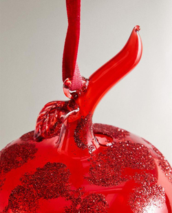 ZARA HOME УКРАШЕНИЯ ДЛЯ РОЖДЕСТВЕНСКОЙ ЁЛКИ В ФОРМЕ ЯБЛОКА, КРАСНЫЙ