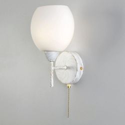 Citilux Флорида CL148310 Бра с выключателем Белое с патиной