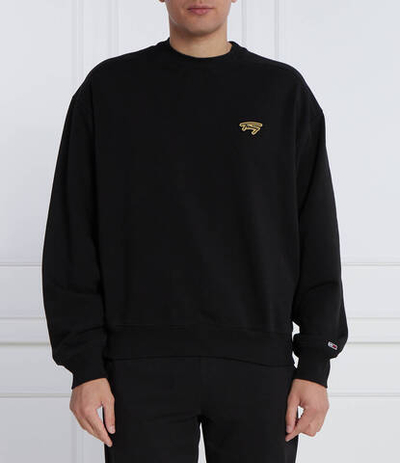 Худи BOXY SIGNATURE CREW Tommy Jeans - черный(DM0DM17784)