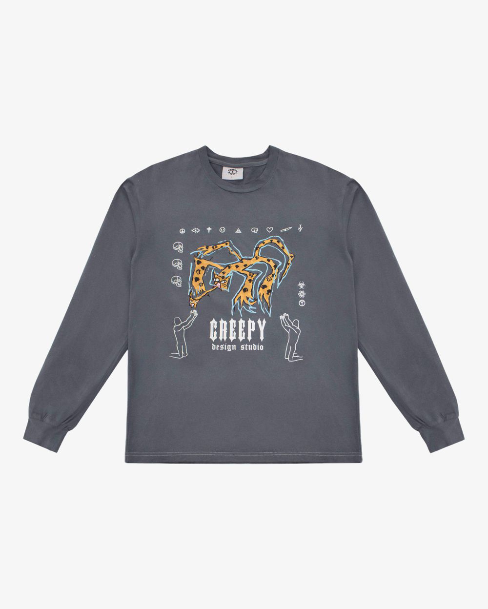 Лонгслив Creepy Clothing Чужой серый