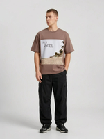 Футболка оверсайз (темно-бежевый) - Vero