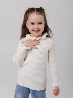 Джемпер для девочки с воланами