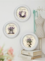 Картины на стену интерьерные на холсте 3 шт. 17.5 см