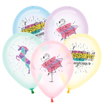 Воздушные шары Sempertex с рисунком Нежная геометрия, 25 шт. размер 12" #612197