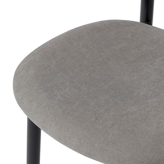 Стул round, рогожка, дымчато-серый