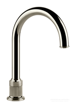 Излив для раковины Gessi Venti20, высокий, отдельностоящий, цвет Nickel PVD