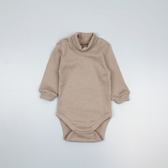 Боди-водолазка из кашкорсе, Капучино