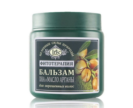 Бальзам Фитотерапия “Хна и Масло арганы” для окрашенных волос 500 мл IRIS