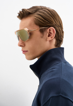 Спортивные очки HILX Newblood Shiny Crystal Orange / Gold Mirror Lens