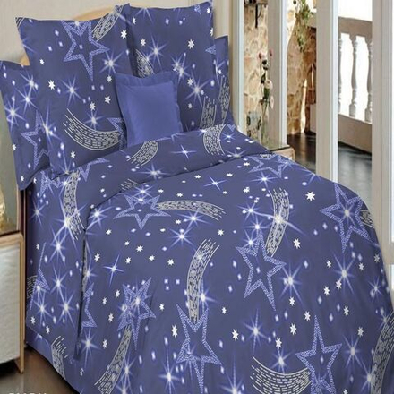 Комплект постельного белья "П37. ЗВЁЗДНОЕ НЕБО", бязь, 100% хлопок.