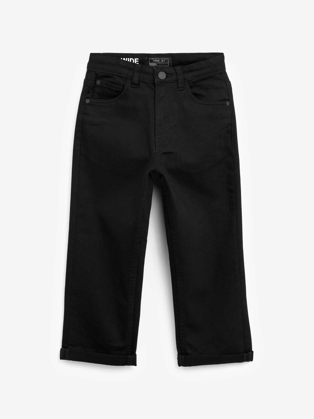 Джинсы стрейч для мальчика Next M14-726, Черный