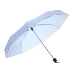 Зонт женский механический «Ultramarine», цвет голубой, 8 спиц, d-97см, длина в слолж. виде 24см