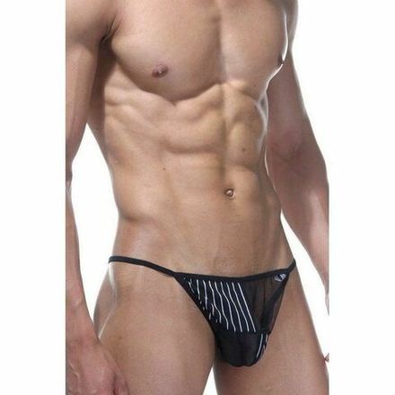 Мужские трусы стринги черные LaBlinque LB15236