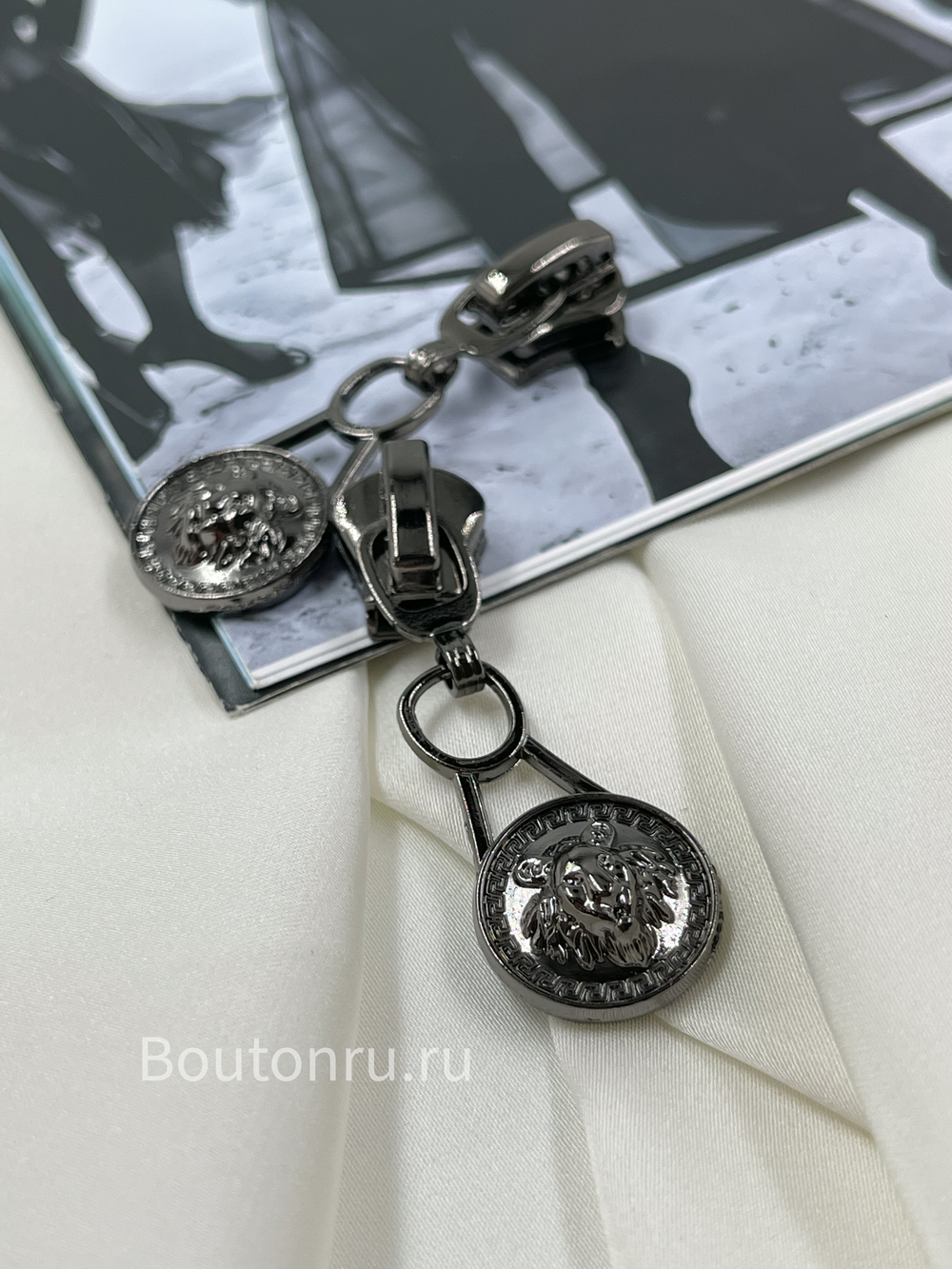 Собачка / бегунок для молнии Верс. графит