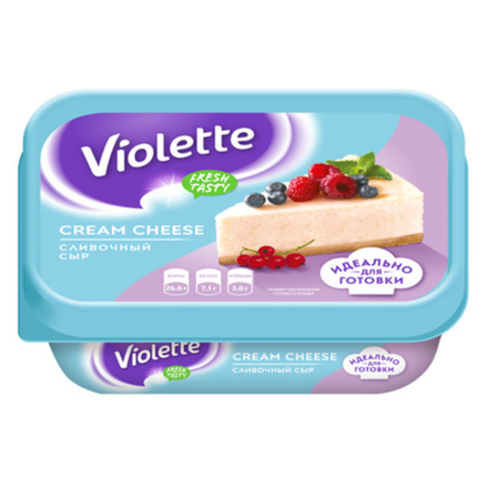 Сыр творожный Violette сливочный 180 гр
