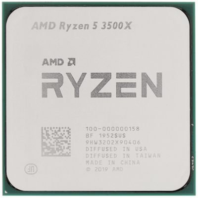 Процессор AMD Ryzen 5 3500X 3,6Гц (4,1ГГц Turbo), AM4, 7nm, 6/6, L2 3Mb, L3 32Mb, 65W, OEM