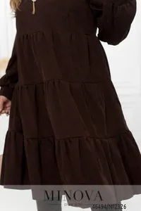 Платье 2326-коричневый Minova